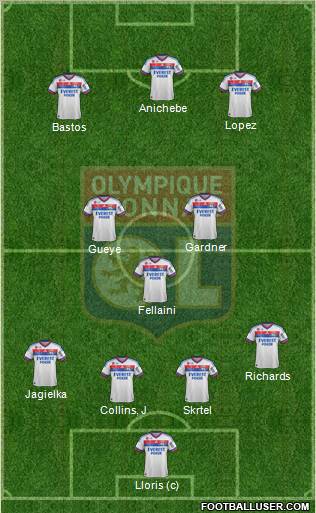Olympique Lyonnais Formation 2012