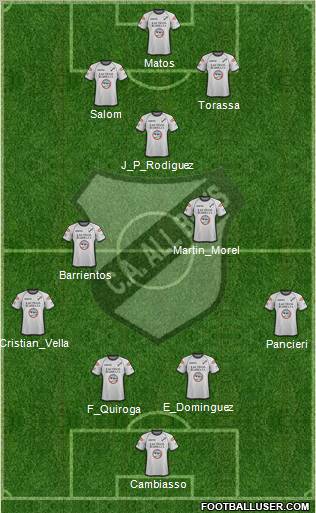 All Boys Formation 2012