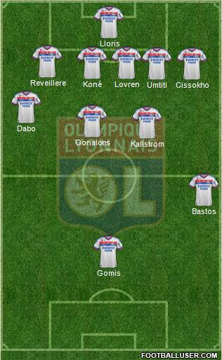 Olympique Lyonnais Formation 2012