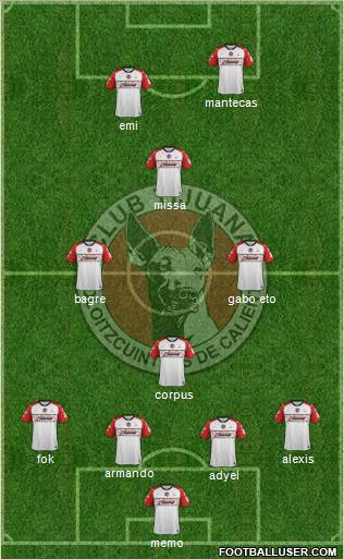 Xoloitzcuintles de Tijuana Formation 2012