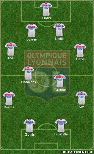 Olympique Lyonnais Formation 2012