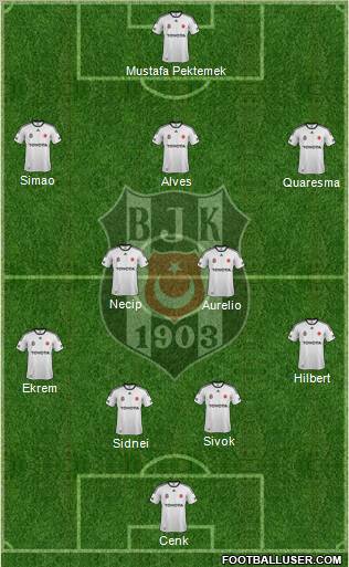Besiktas JK Formation 2012