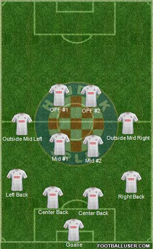 HNK Hajduk Formation 2012