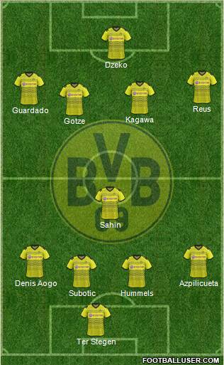 Borussia Dortmund Formation 2012