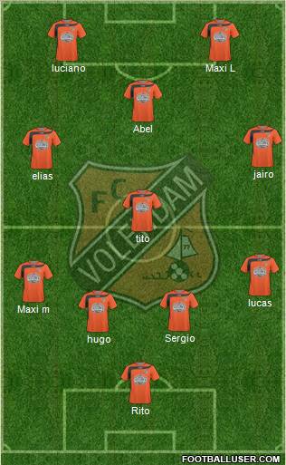 FC Volendam Formation 2012