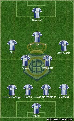 R.C. Recreativo de Huelva S.A.D. Formation 2012