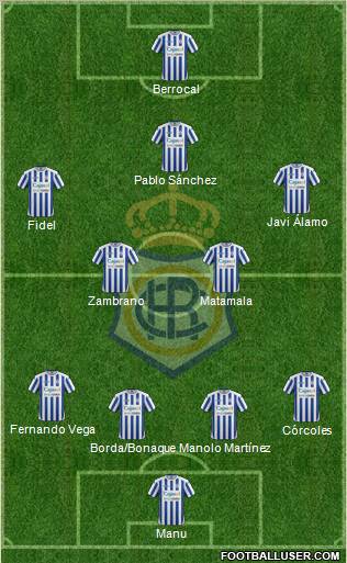 R.C. Recreativo de Huelva S.A.D. Formation 2012