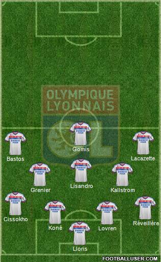 Olympique Lyonnais Formation 2012