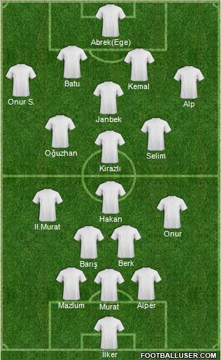 Pro Evolution Soccer Team Formation 2012
