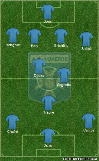 A.J. Auxerre Formation 2012