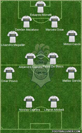 Gimnasia y Esgrima de La Plata Formation 2012