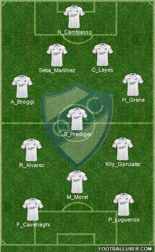 Quilmes football formation