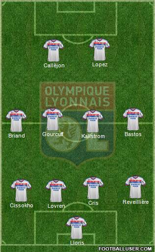 Olympique Lyonnais Formation 2012