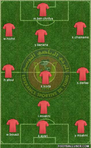 Espérance Sportive de Tunis football formation