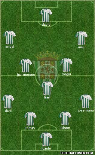 Córdoba C.F., S.A.D. Formation 2012