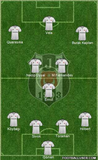 Besiktas JK Formation 2012
