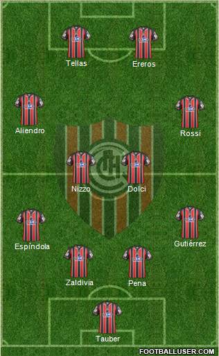 Chacarita Juniors Formation 2012
