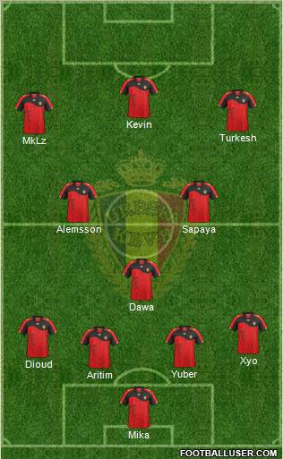 Belgium Formation 2012