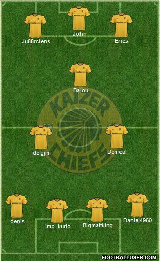 Kaizer Chiefs Formation 2012