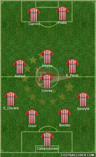 Estudiantes de La Plata Formation 2012