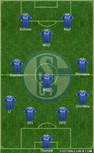 FC Schalke 04 Formation 2012