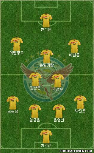 Seongnam Ilhwa Chunma Formation 2012