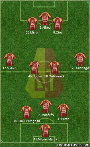 CC Deportes Tolima Formation 2012