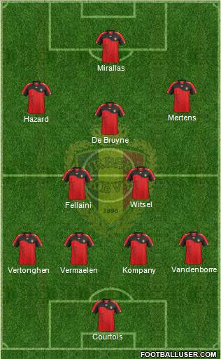 Belgium Formation 2012