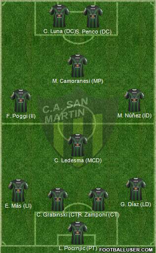 San Martín de San Juan Formation 2012