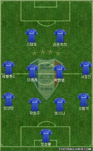 Suwon Samsung Blue Wings Formation 2012