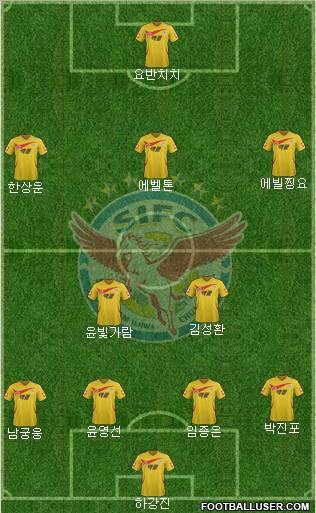 Seongnam Ilhwa Chunma Formation 2012