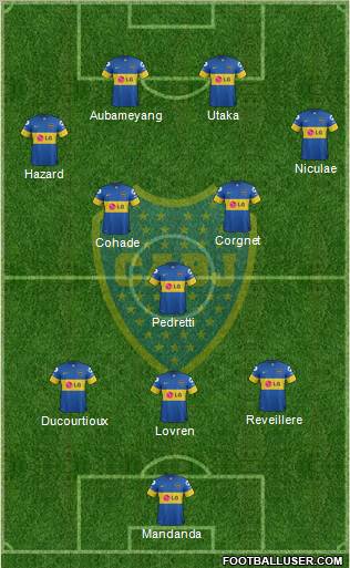 Boca Juniors Formation 2012