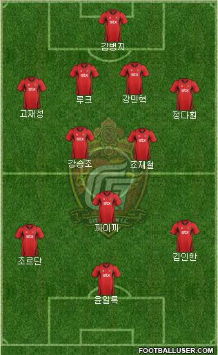 Gyeongnam FC Formation 2012