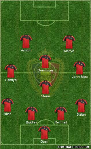 Belgium Formation 2012