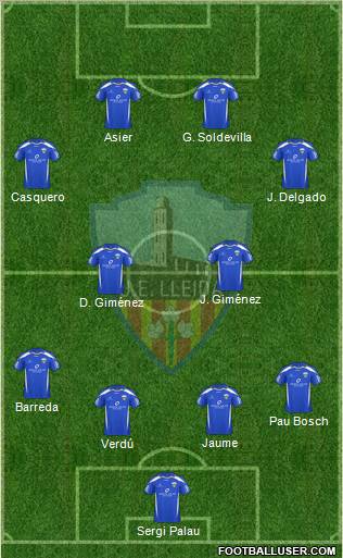 U.E. Lleida S.A.D. Formation 2012