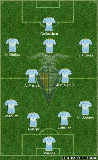 C.F. Badalona Formation 2012