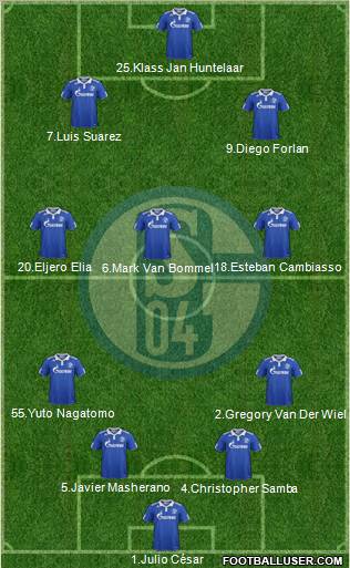 FC Schalke 04 Formation 2012
