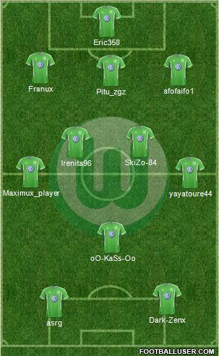 VfL Wolfsburg Formation 2012