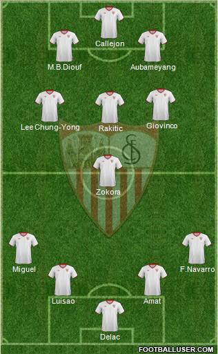 Sevilla F.C., S.A.D. Formation 2012