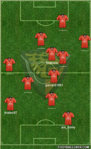 Club Jaguares de Chiapas Formation 2012