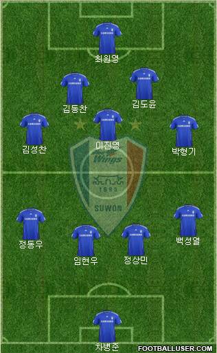 Suwon Samsung Blue Wings Formation 2012