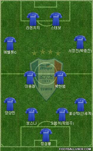 Suwon Samsung Blue Wings Formation 2012