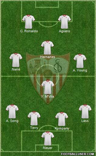 Sevilla F.C., S.A.D. Formation 2012