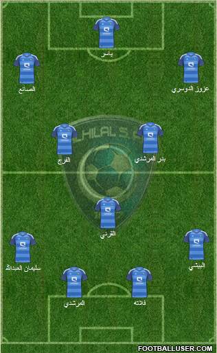 Al-Hilal (KSA) Formation 2012