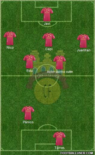 Pontevedra C.F. Formation 2012
