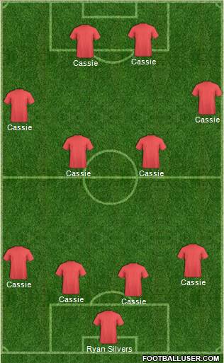 Swansea City Formation 2012