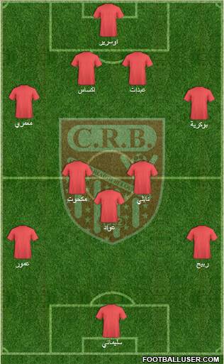 Chabab Riadhi Belouizdad Formation 2012