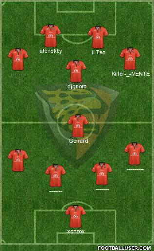 Club Jaguares de Chiapas Formation 2012