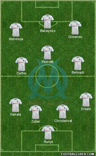 Olympique de Marseille Formation 2012