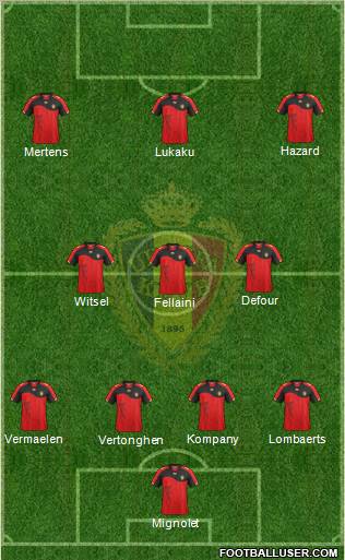 Belgium Formation 2012